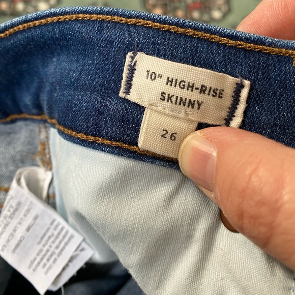 Madewell 10” high rise skinny button fly jeans - Picture 6 of 9